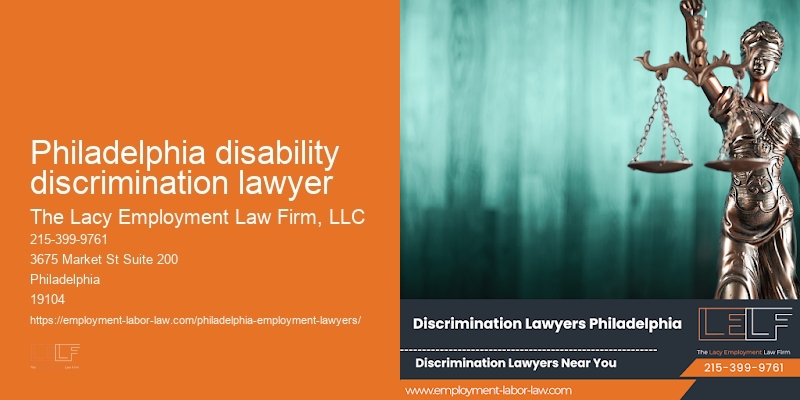 Philadelphia disability discrimination lawyer