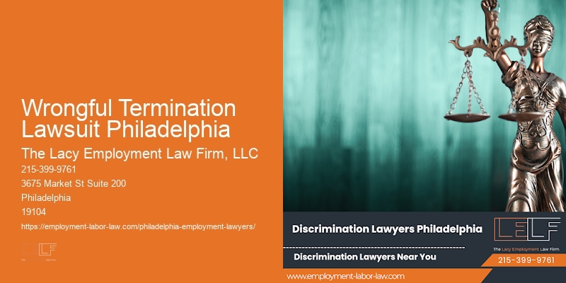 Wrongful Termination Lawsuit Philadelphia
