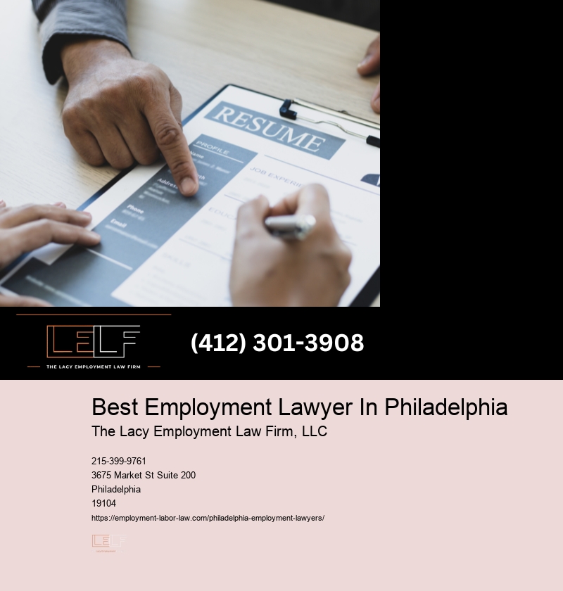 Employment lawyer services tailored for Philadelphia