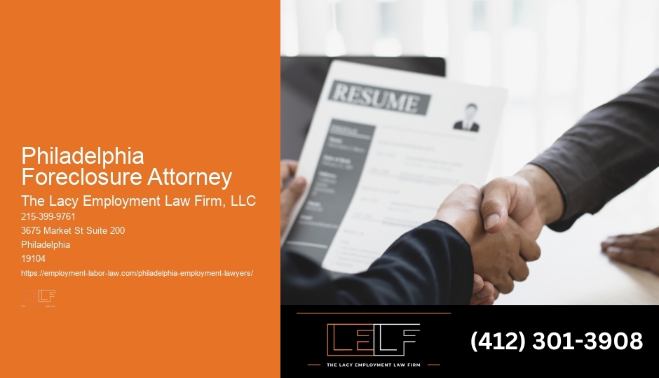 Legal Service Provider Philadelphia Foreclosure Attorney